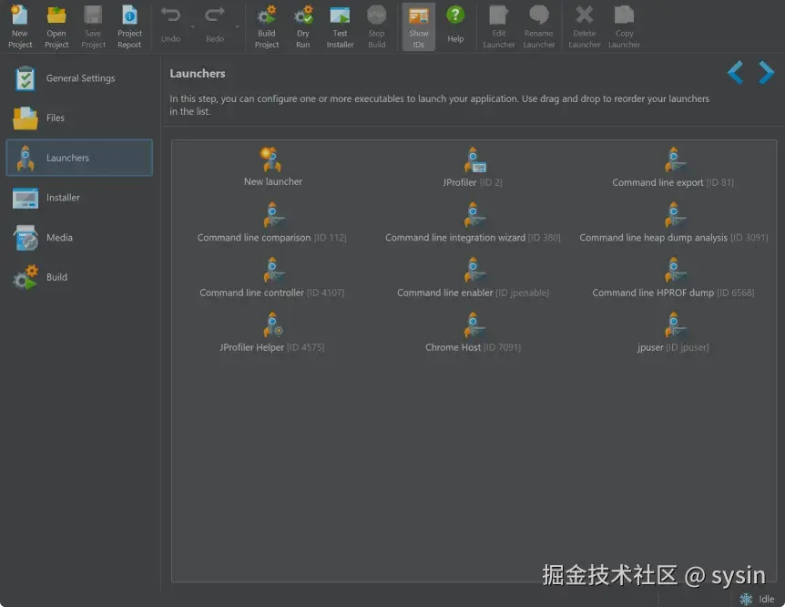 Screenshot of install4j