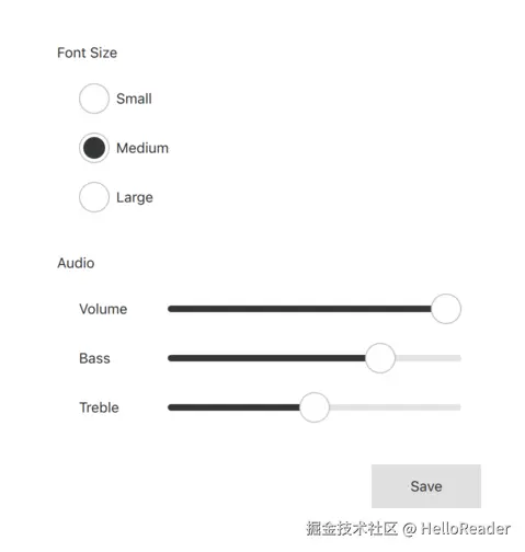 Basic 样式控件展示