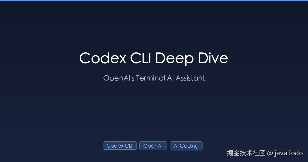 Codex CLI 深度指南：安装配置与高手技巧