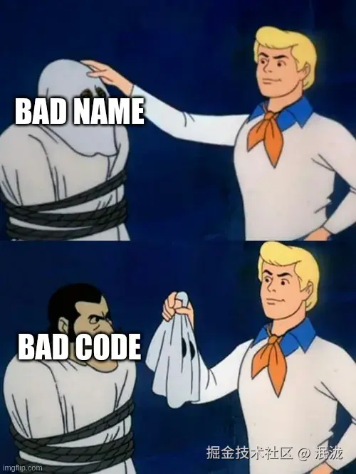 Bad name is hiding bad code
