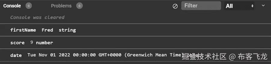 图 2.5 – 一些 JavaScript 类型