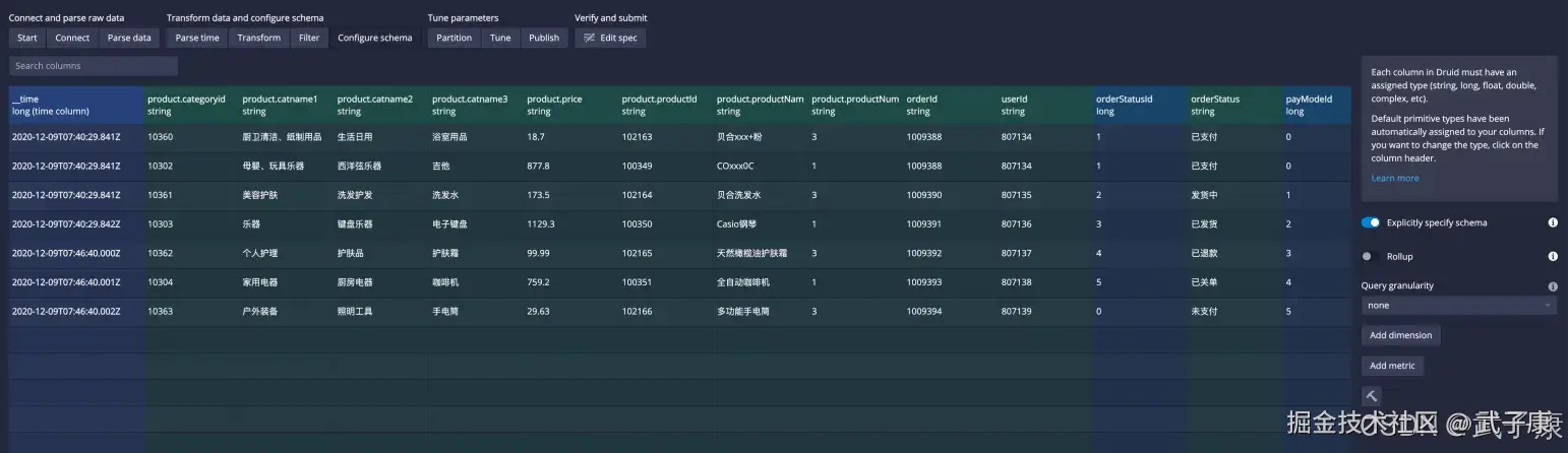 Druid 不进行 Roll Up