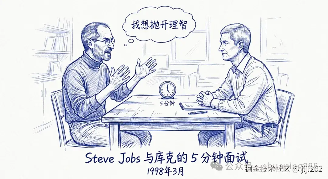 Steve Jobs 与库克面试场景