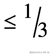 \le \raisebox{1ex}{$1$}\!\left/ \!\raisebox{-1ex}{$3$}\right.