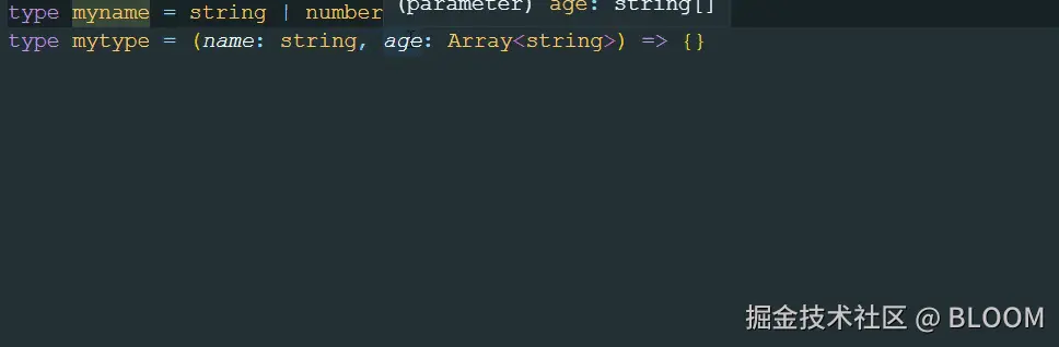 生成自定义类型注释演示
