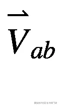 {\overset{\rightharpoonup }{V}}_{ab}