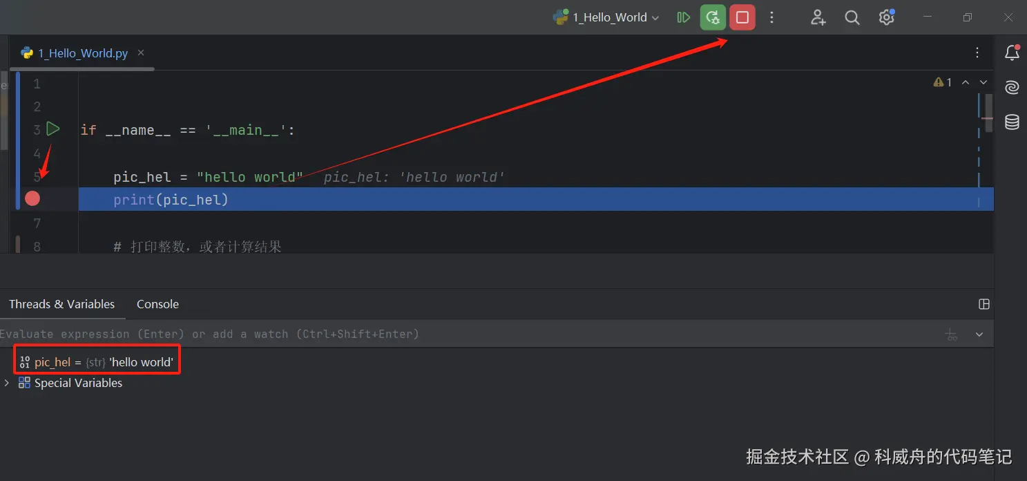 PyCharm Debug