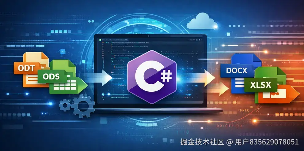 C#转换OpenDocument为Microsoft Office文档