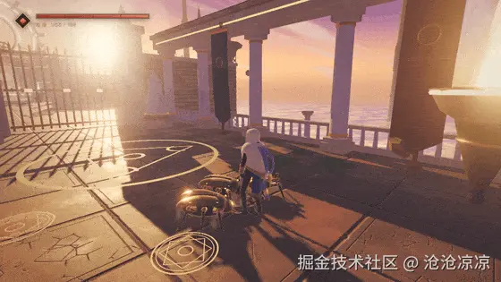 主角对着三只机械虫打出四连斩,刀光划出白金色的弧线,虫子被打得闪白,右侧连击数从 2 跳到 8