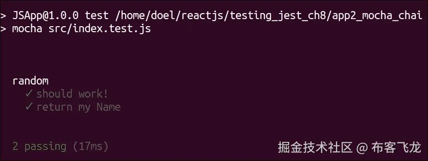 使用 Chai 和 Mocha 在 JavaScript 中进行测试