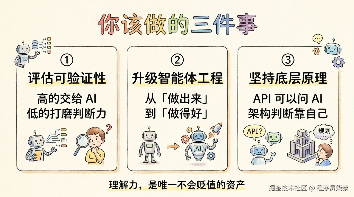你该做的三件事——行动清单