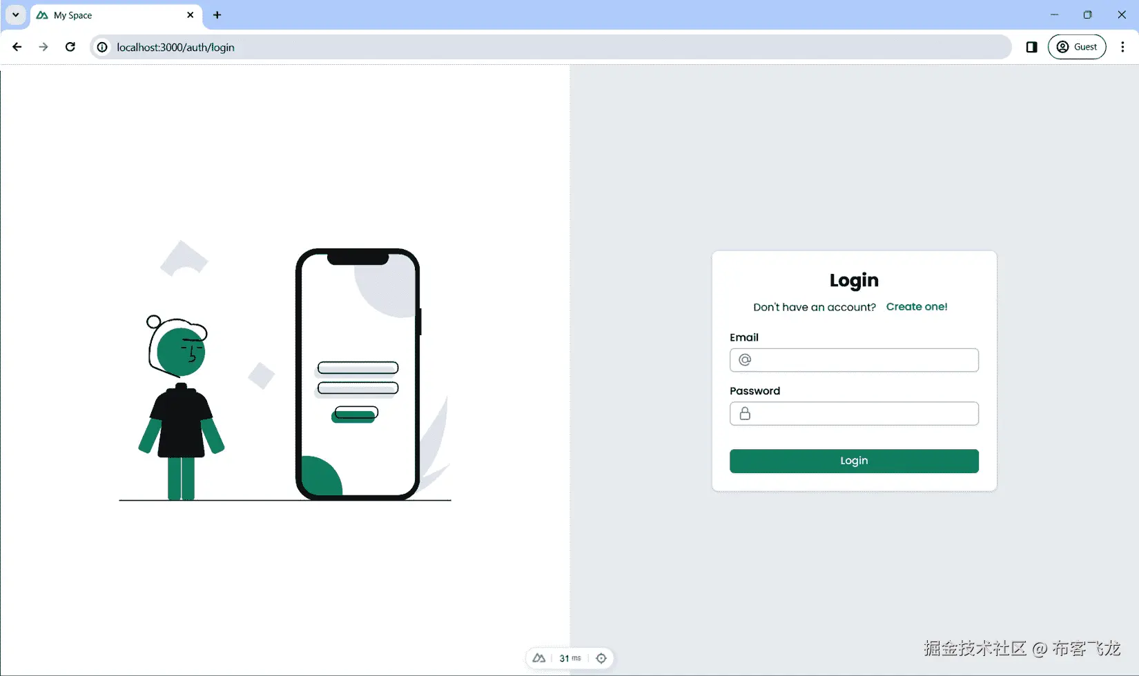0 图 5.5：登录页面布局