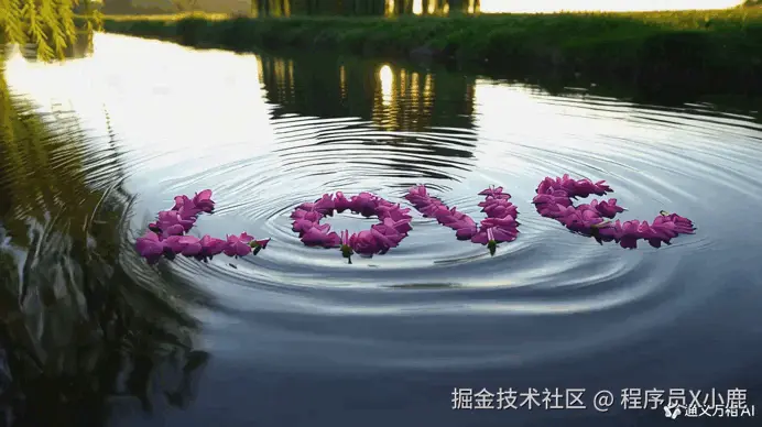 通义万相2.1测试-湖面love.gif