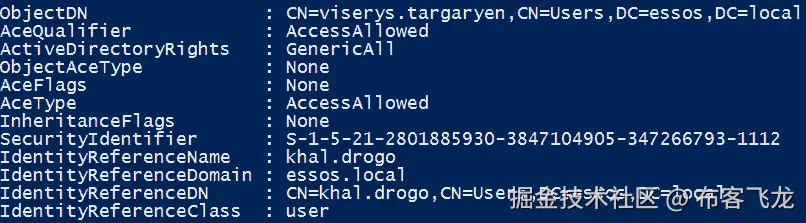图 8.12 – 用户 khal.drogo 对 viserys.targaryen 拥有 GenericAll 权限