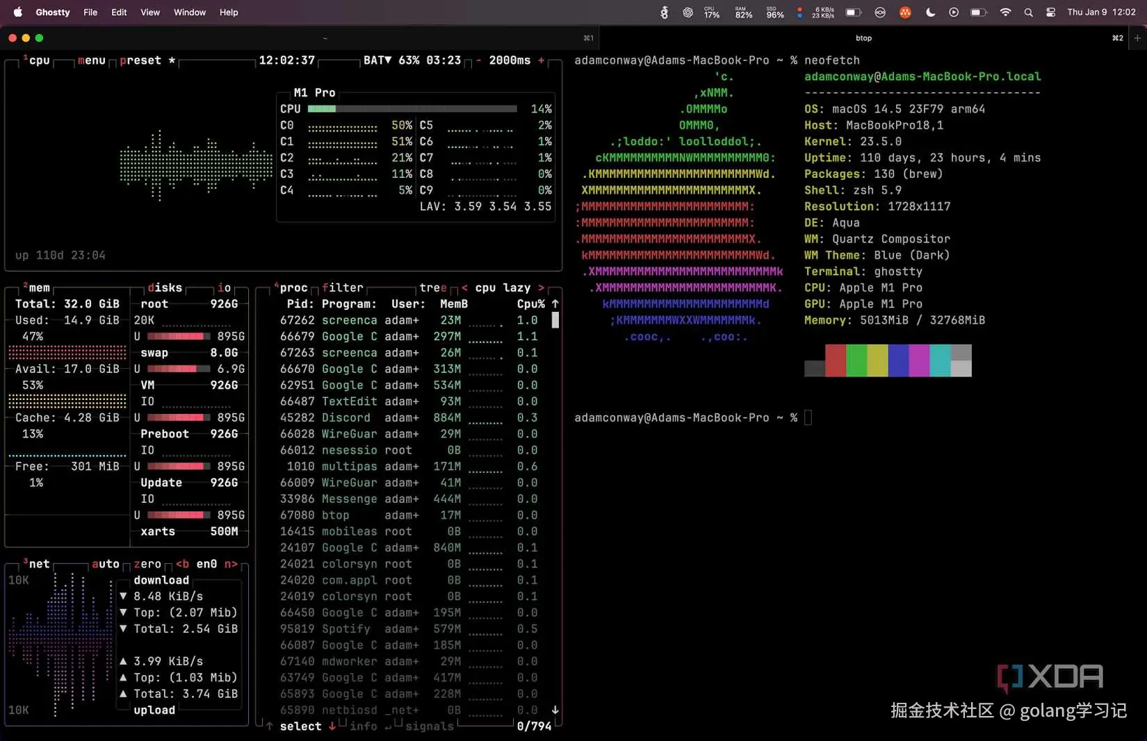 Ghostty 性能优势