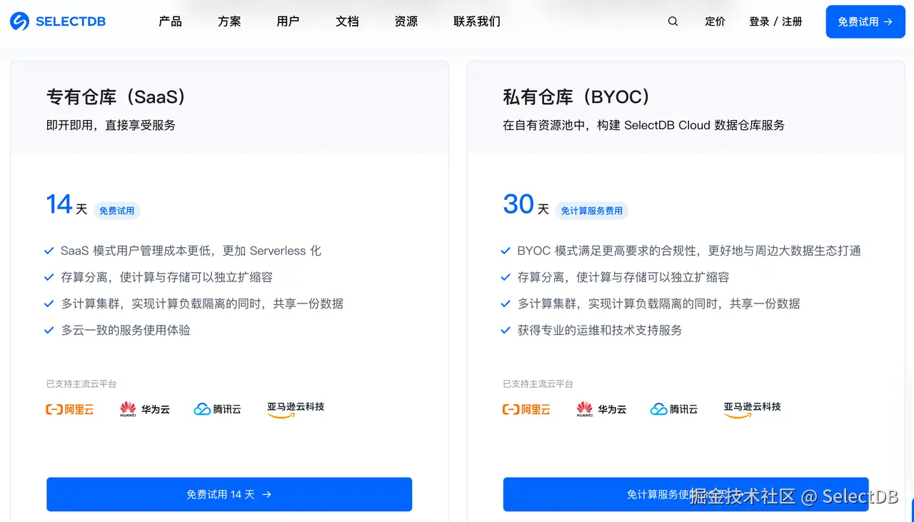 3-1. 新建 SelectDB Cloud 集群.png