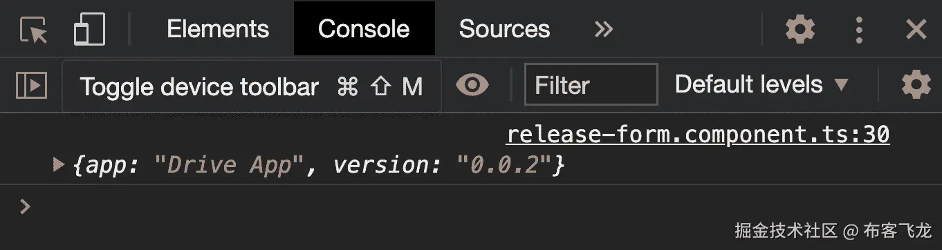 图 8.11 - 显示使用响应式表单提交的值的日志