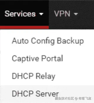 图 12.8 – DHCP 服务器服务    