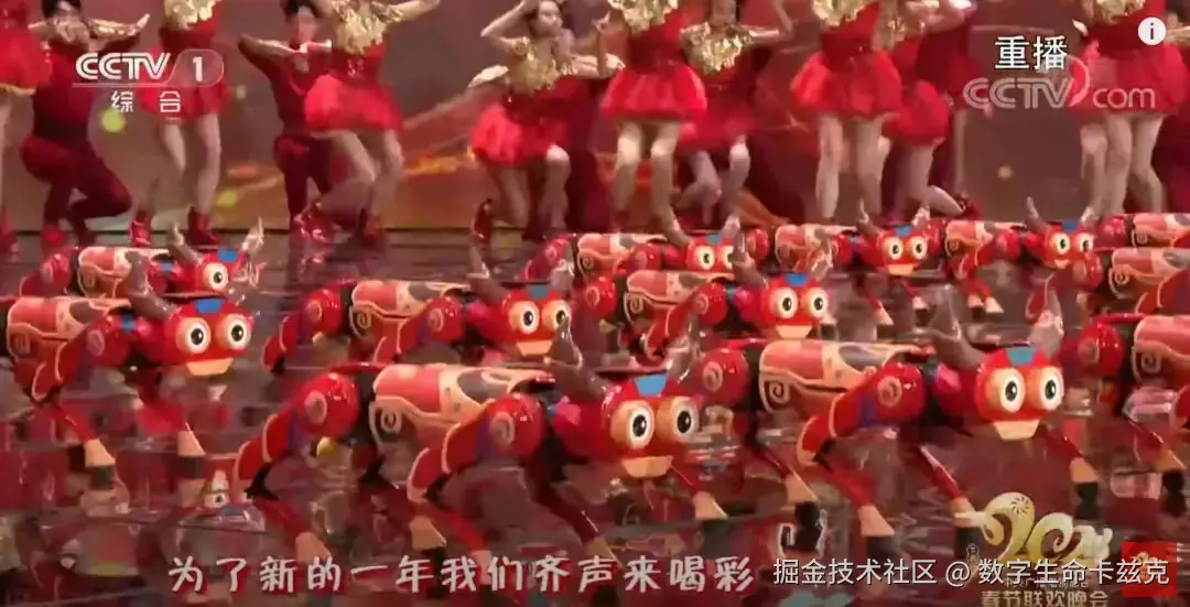 春晚舞台｜可站立及後空翻24隻機械牛「犇犇」是怎麼跳舞的？