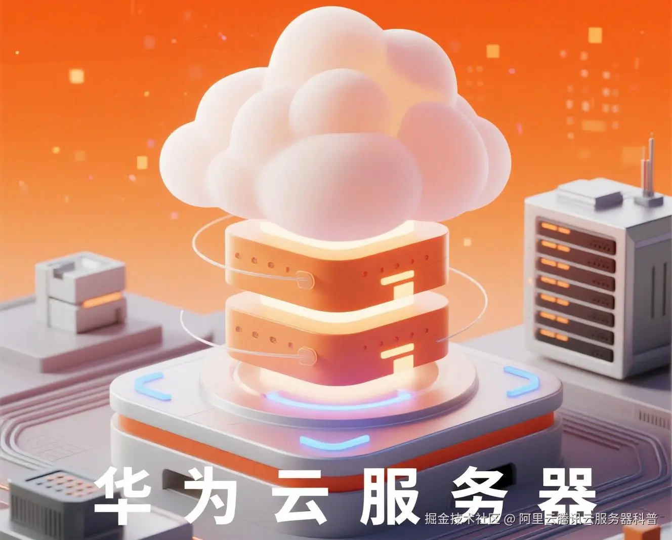 jimeng-2025-07-14-2186-一张具有强烈视觉冲击力和极致科技感的宣传图片，比例为4_3。主视觉是发光的白云和....jpeg