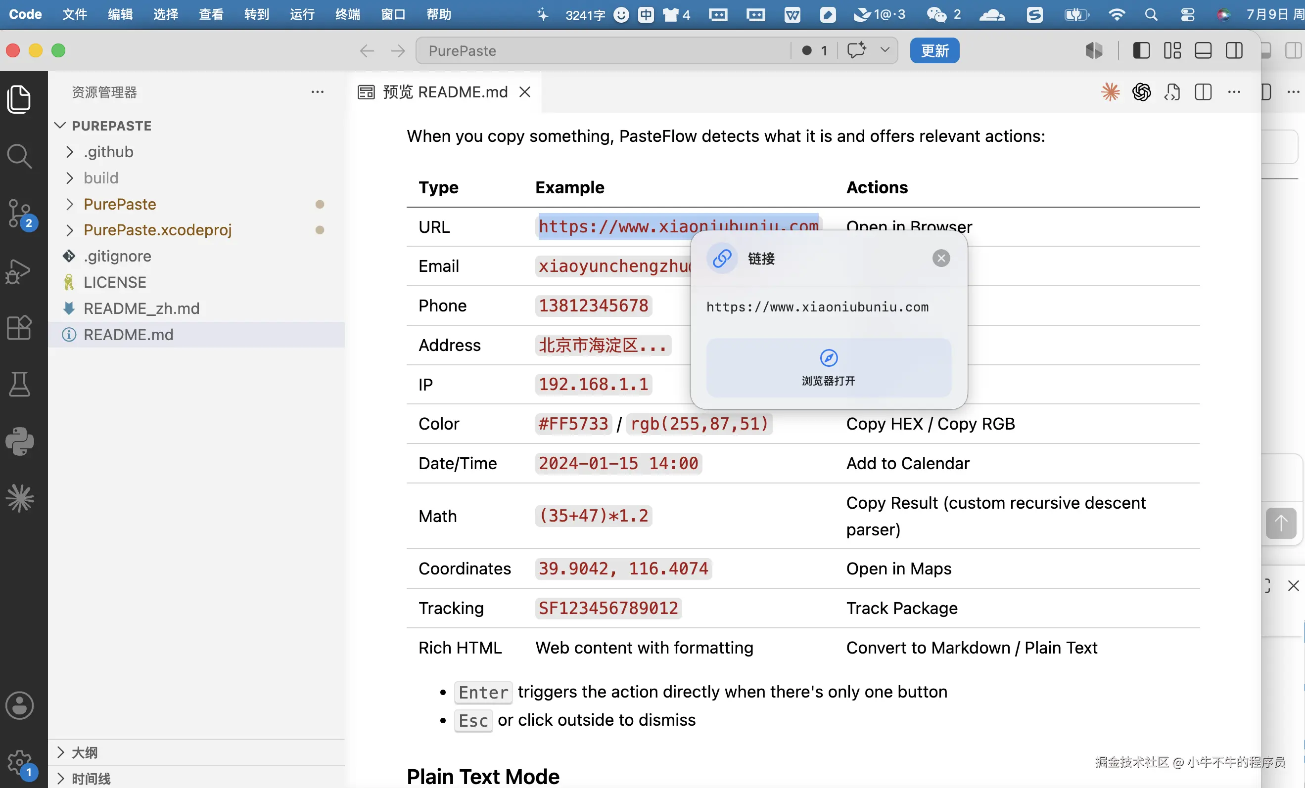 URL Detection