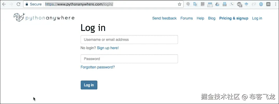 PythonAnywhere Cloud