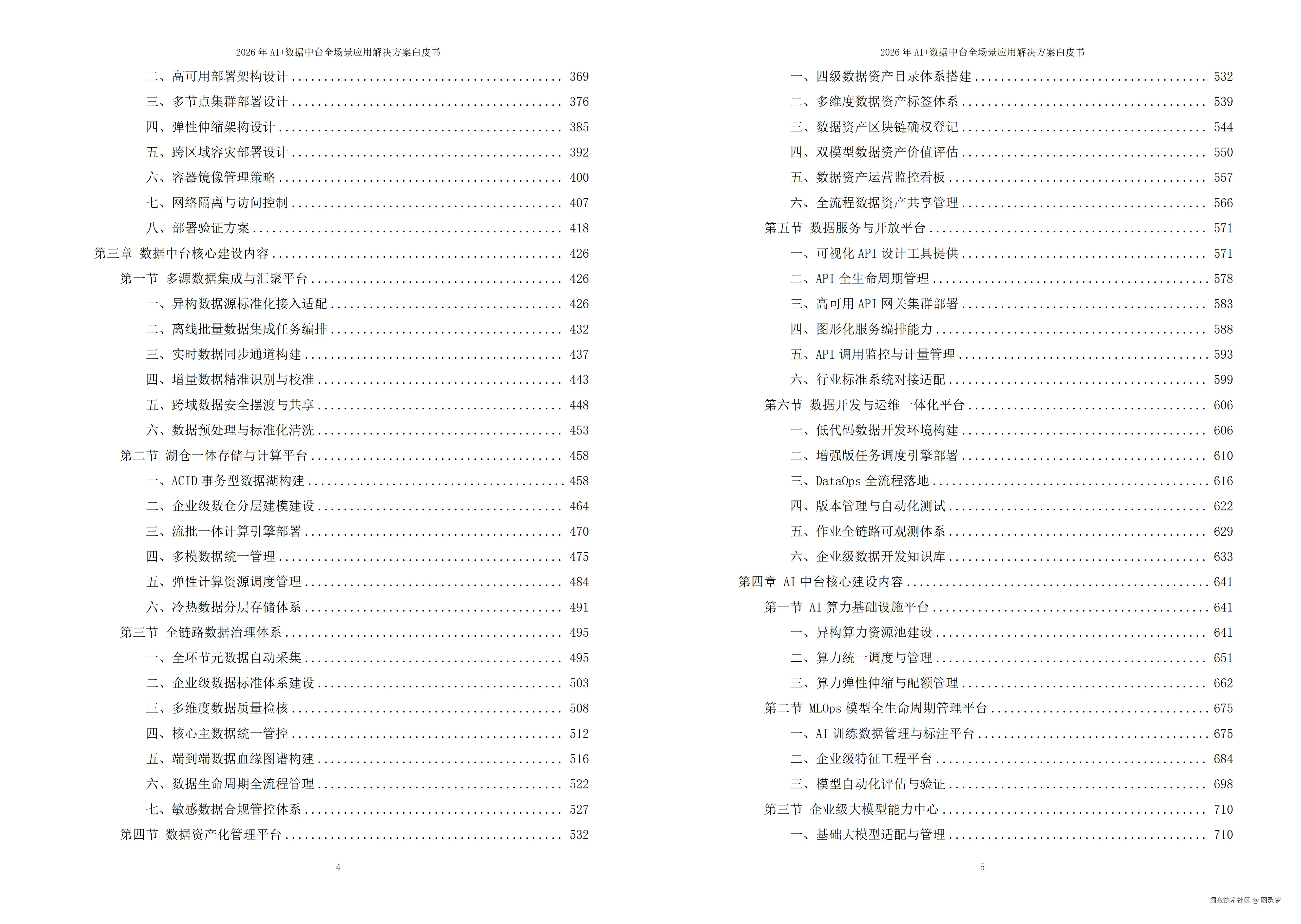 2026年AI+数据中台全场景应用解决方案白皮书 - 全2326页下载