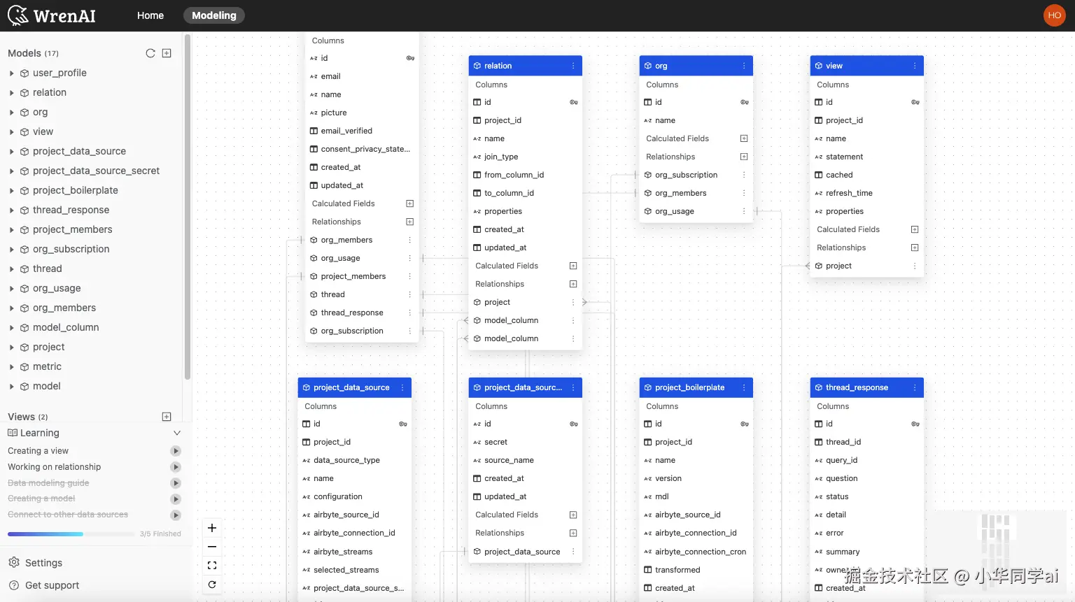 WrenAI的模型设计