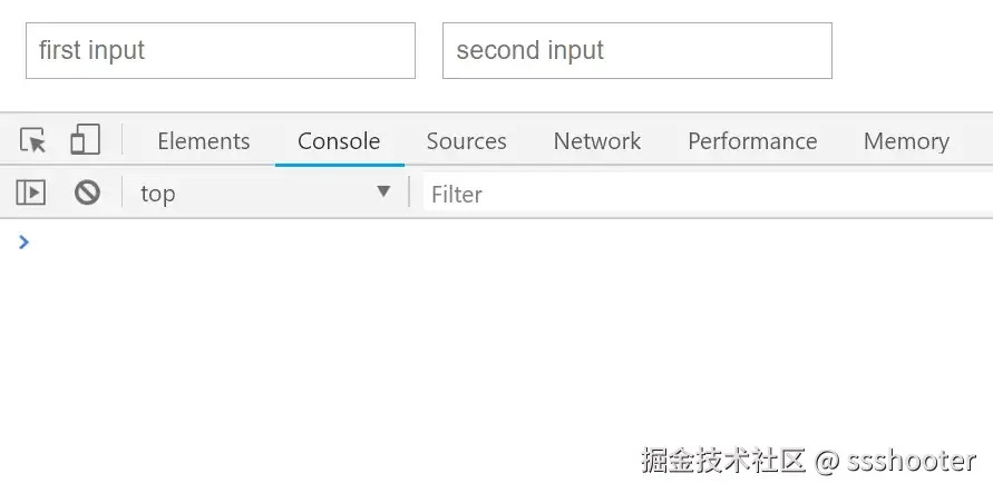 Monitor focused element