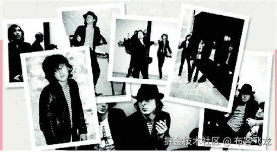 The Dirty Pretty Things logo becomes an animated GIF, with a jagged background.