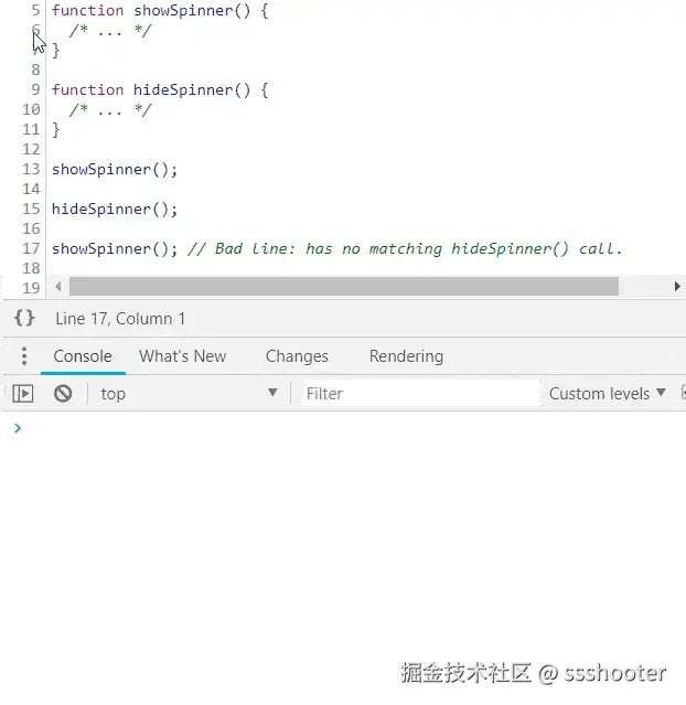 console.trace in conditional breakpoint