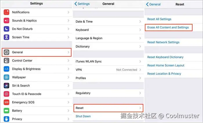 抹掉你的iPhone