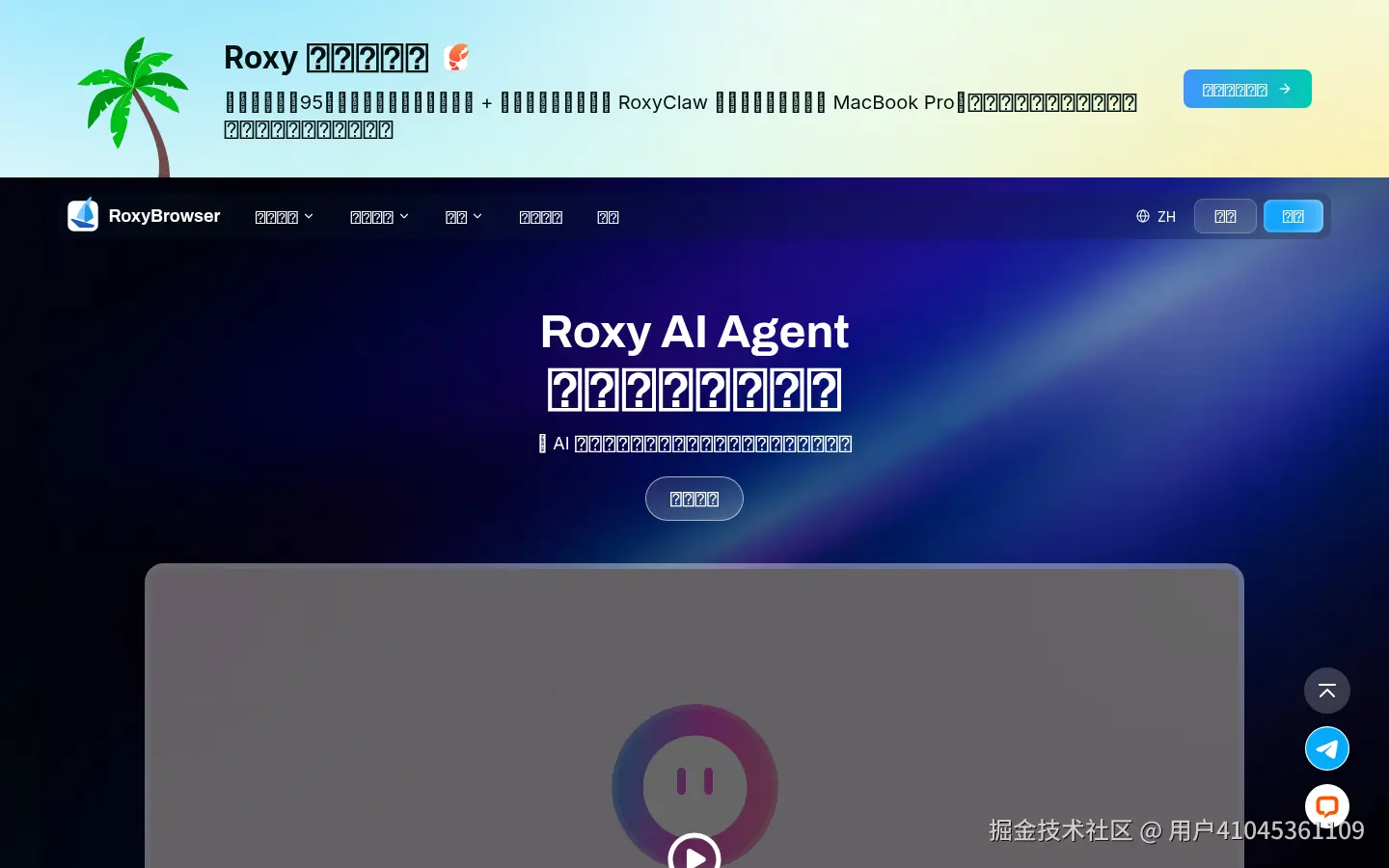 RoxyBrowser主界面