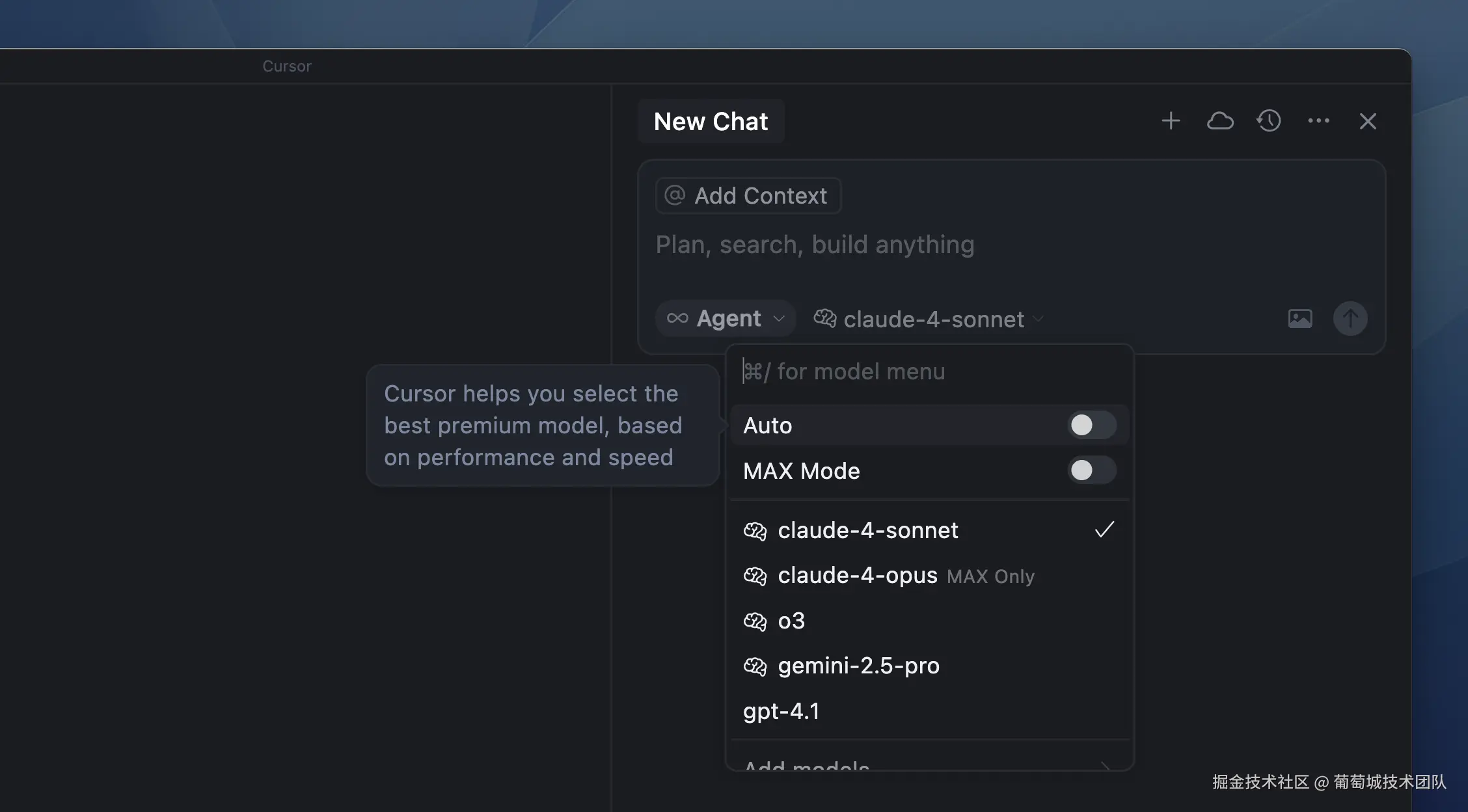 Model selection