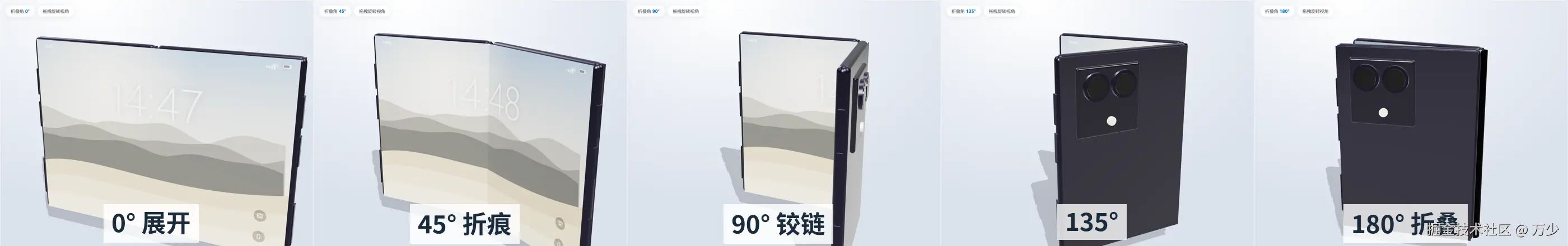 0° 到 180°，一句话生成的折叠设备