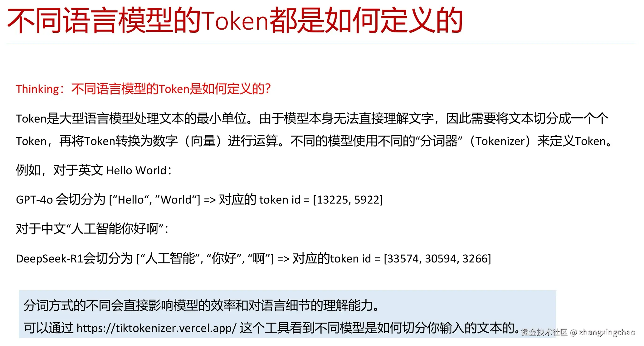 Token 的定义与切分示例