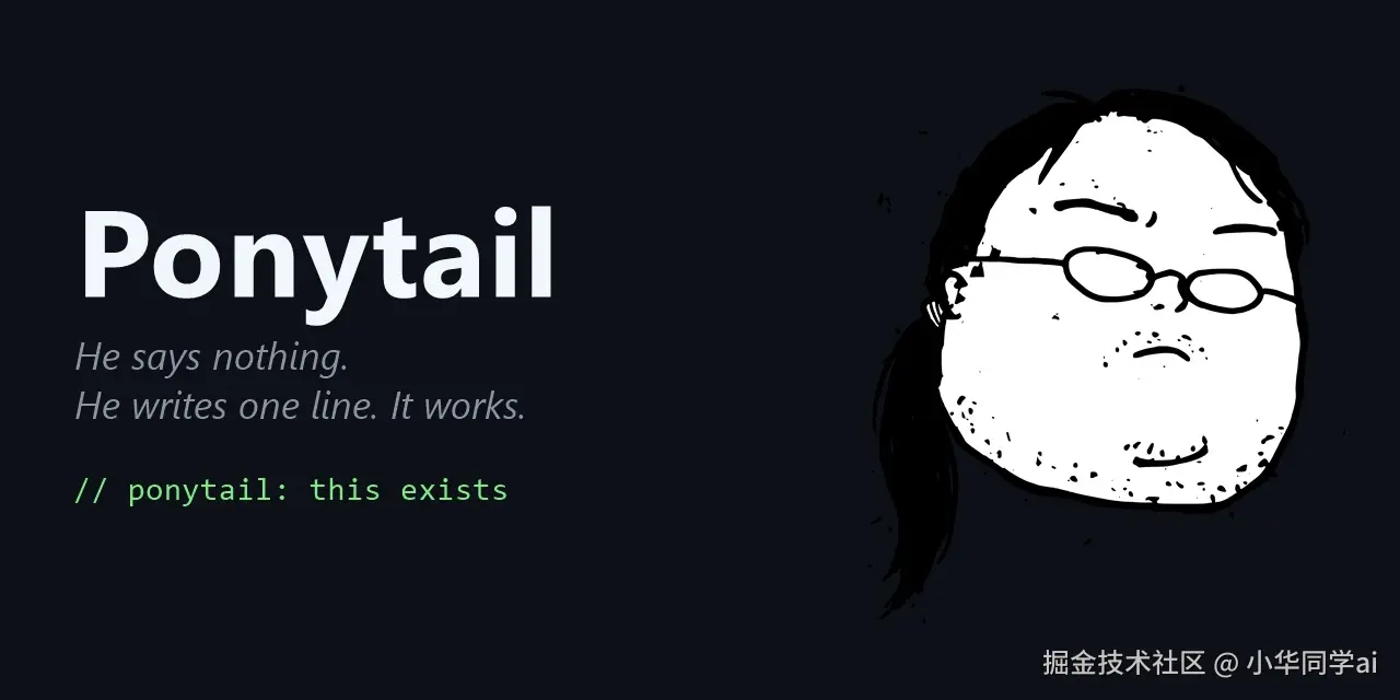 官方项目原图：Ponytail social preview