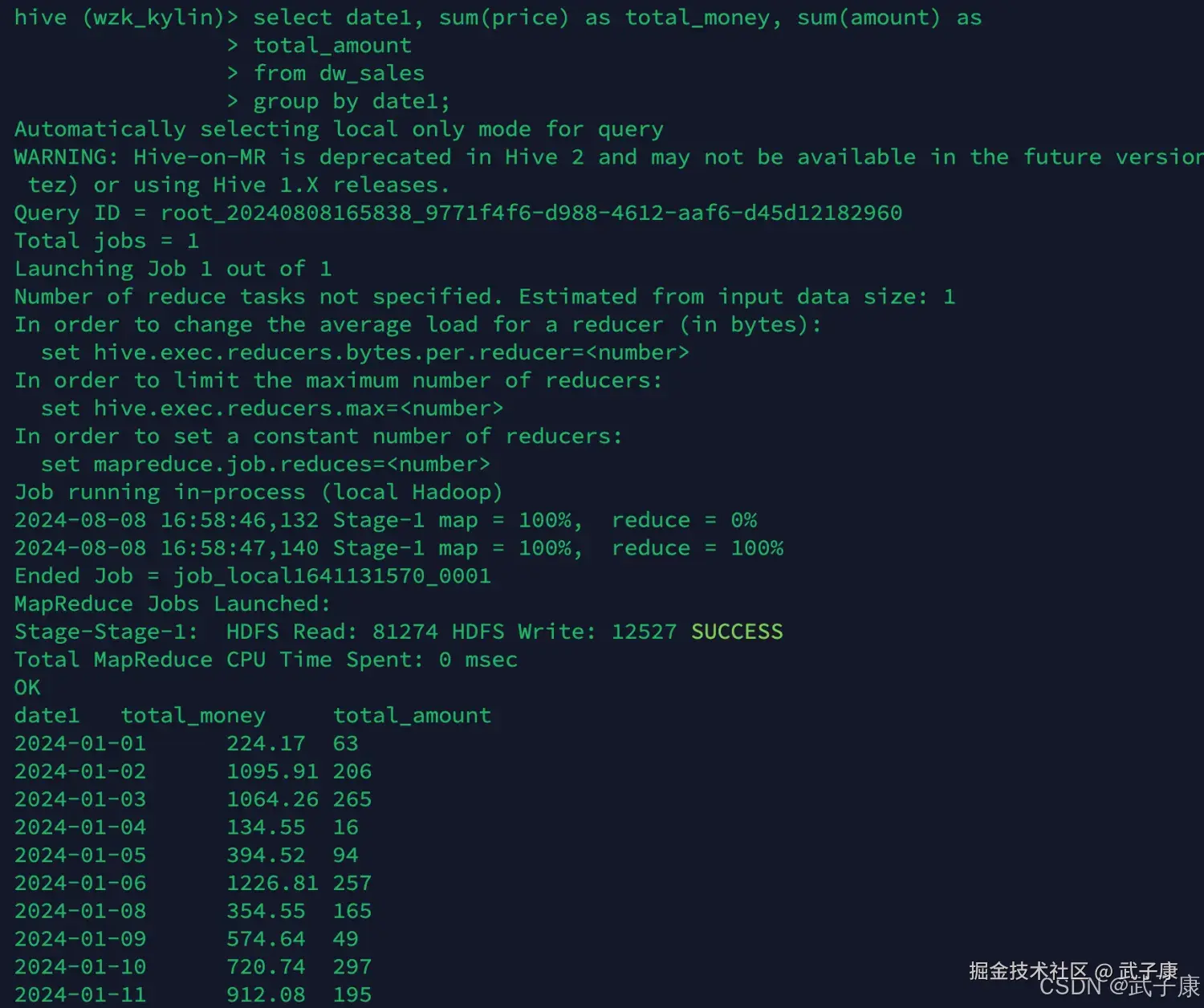 执行SQL语句查询数据