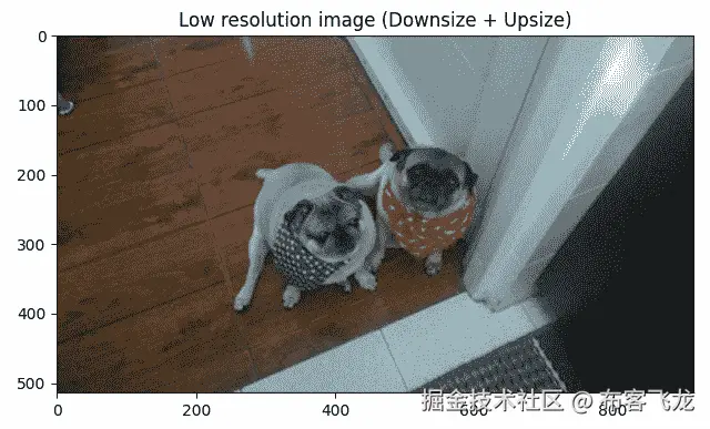 图 4.16 – 低分辨率测试图像    