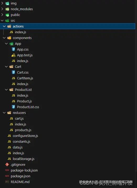 react-redux购物车案例