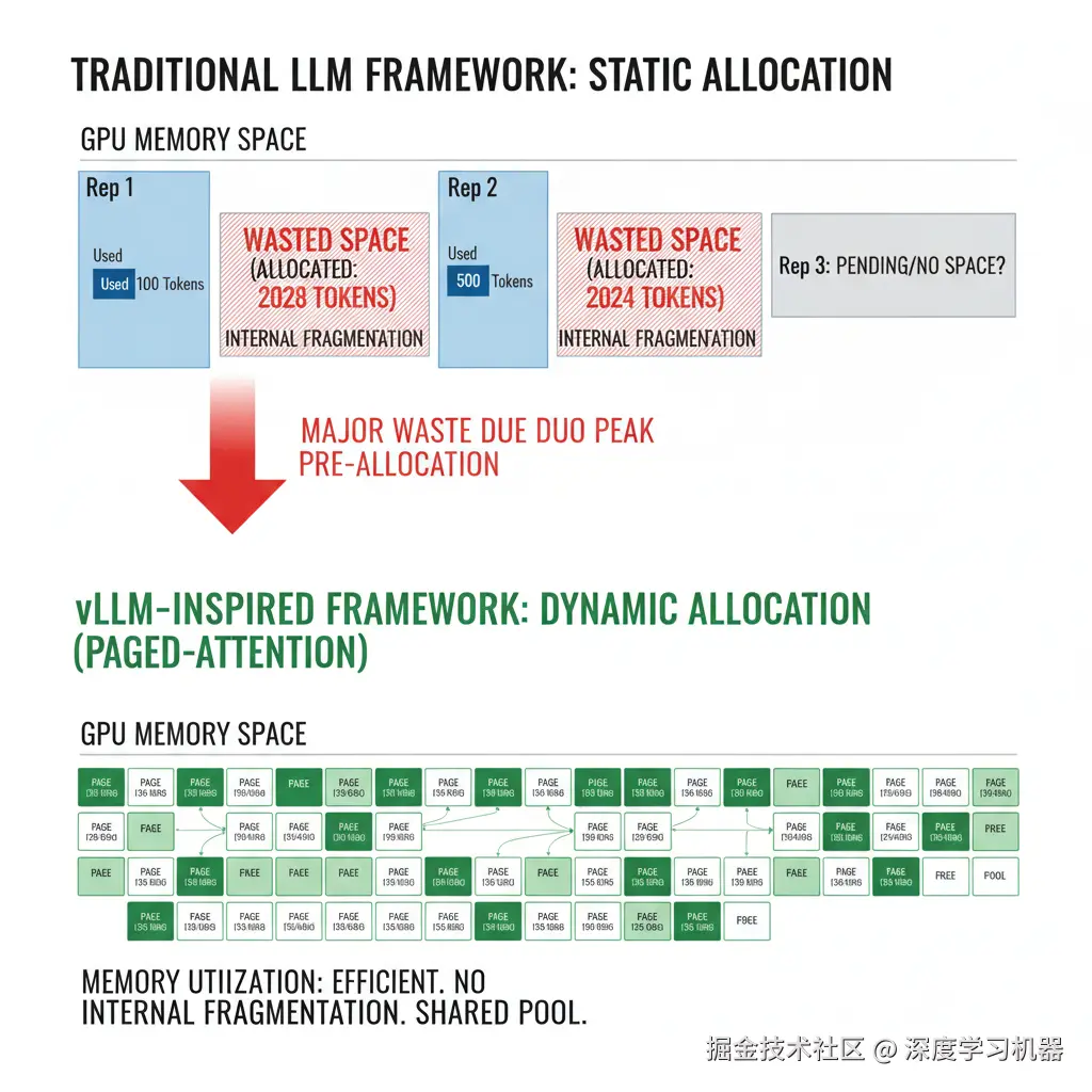 显存空间被浪费
