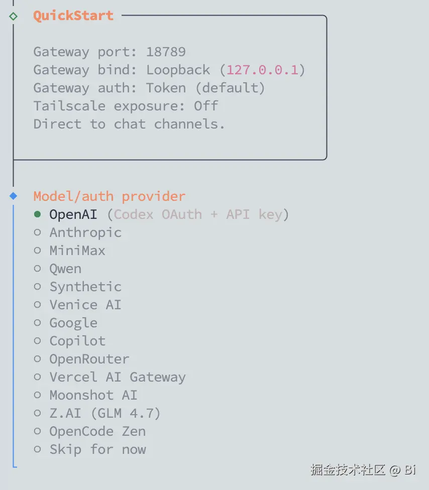 模型与授权提供方选择