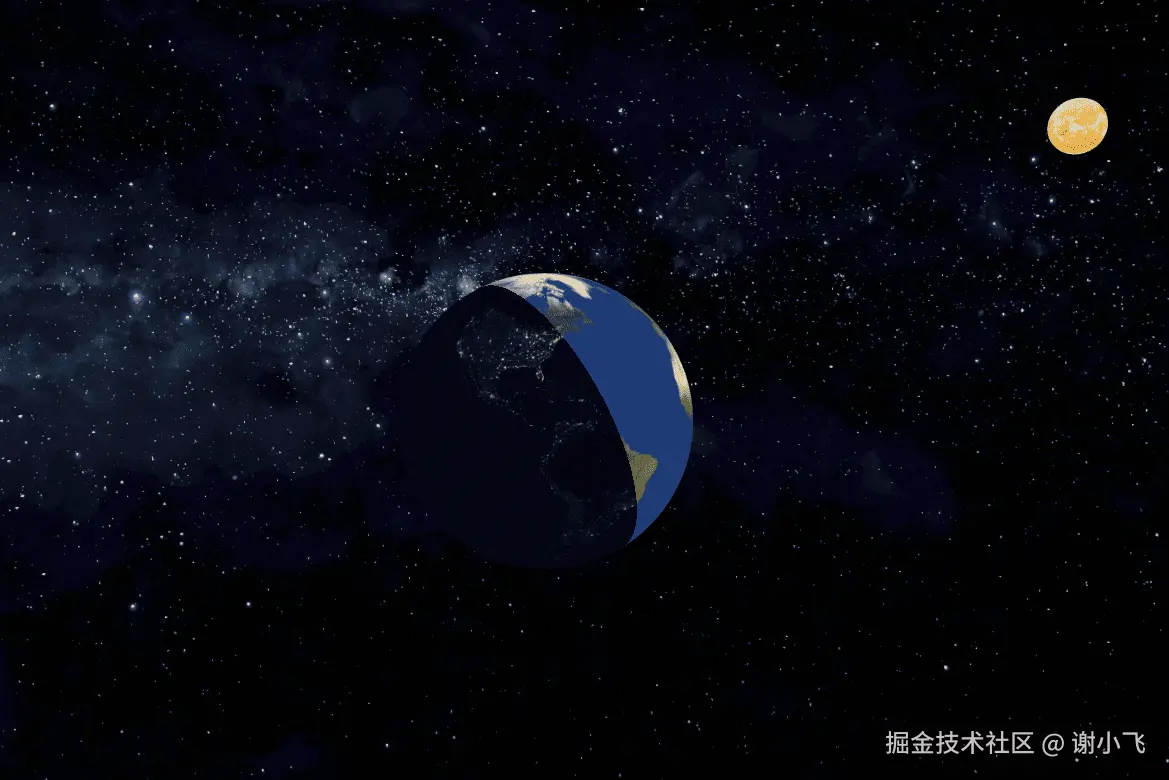 地球白天黑夜效果