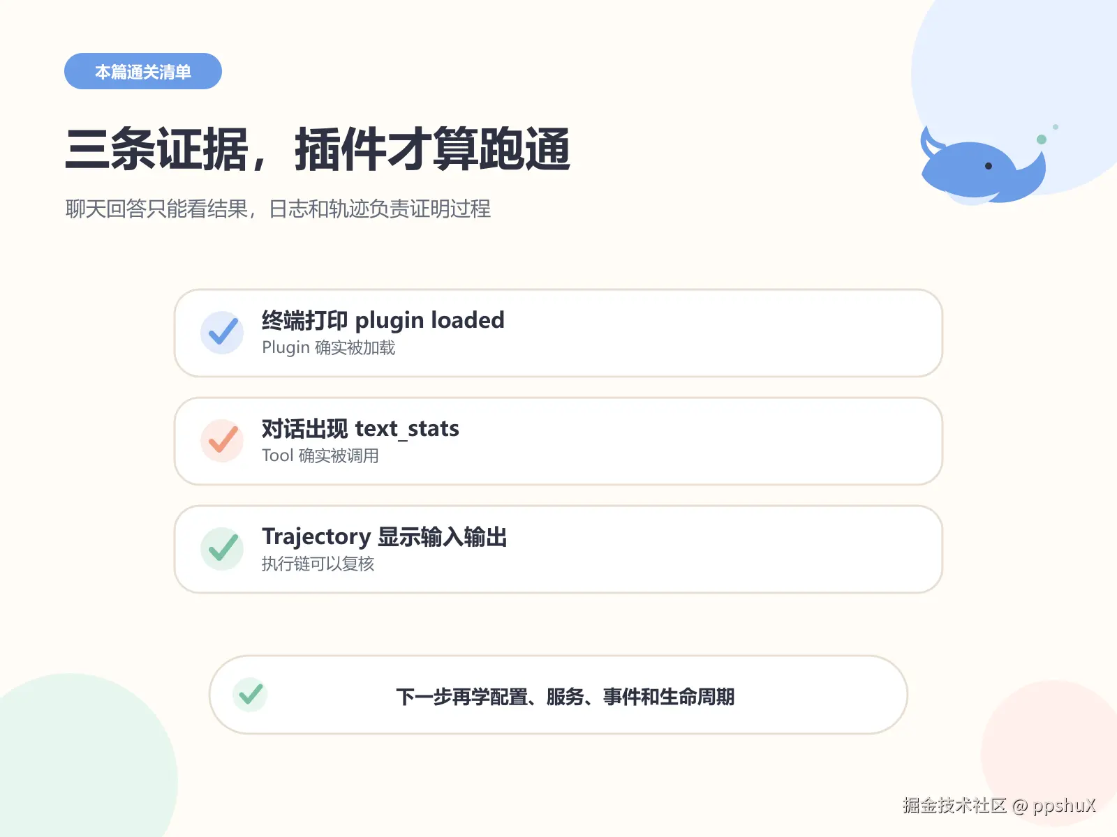 æ¥å¿ãTool è°ç¨å Trajectory æ¯æ¬ç¯çä¸é¡¹éå³è¯æ®