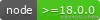 node version