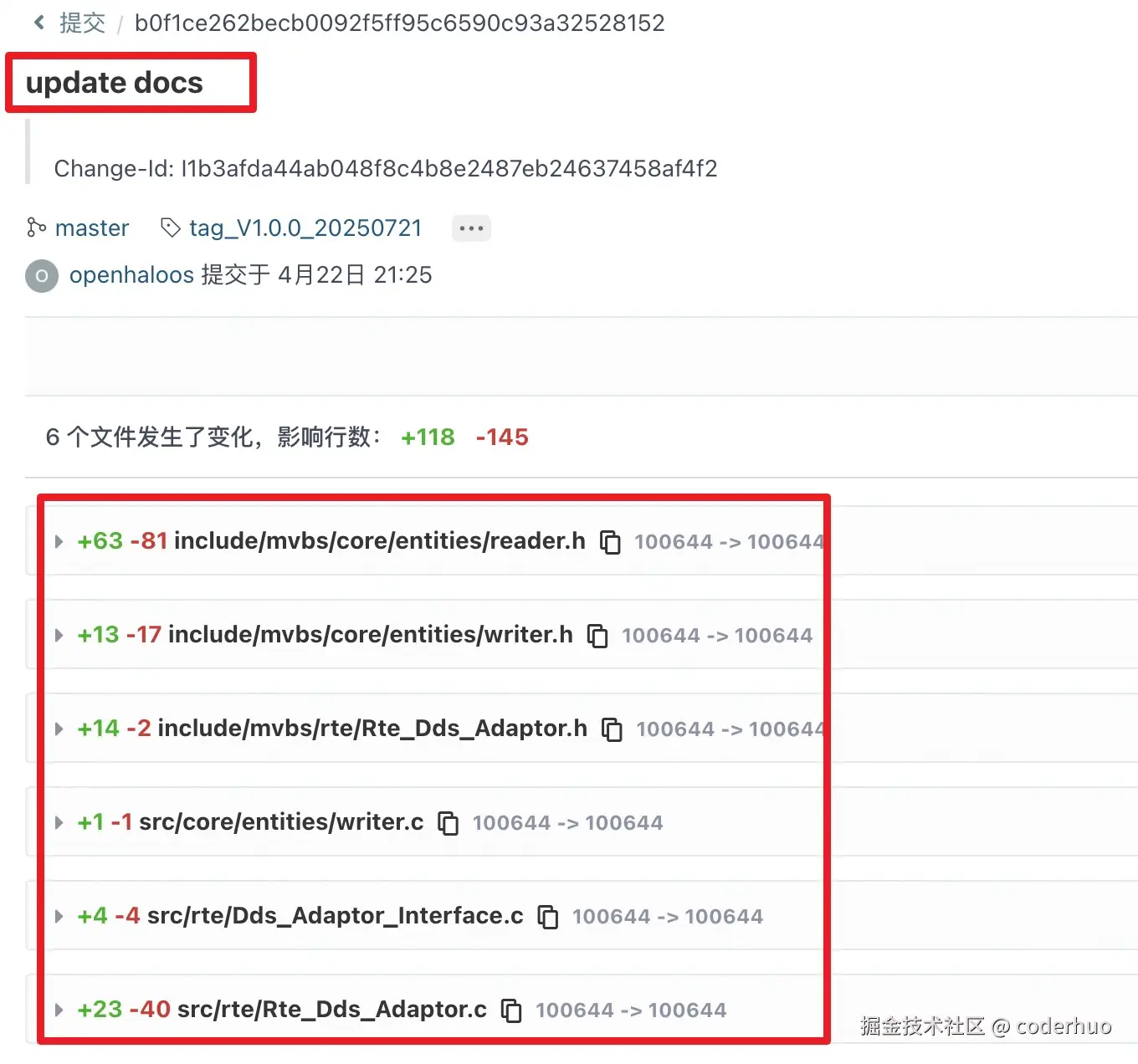提交说明严重不符