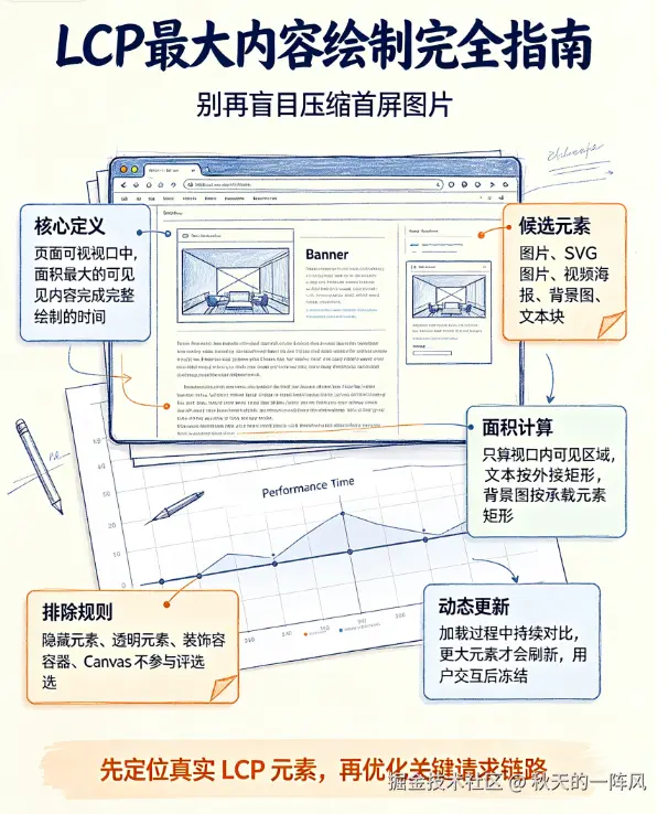 🤔首屏Banner压到40KB，LCP还是4秒？原来一直搞错了最大渲染元素