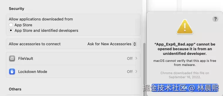 实验6：软拦截 - 无法验证开发者