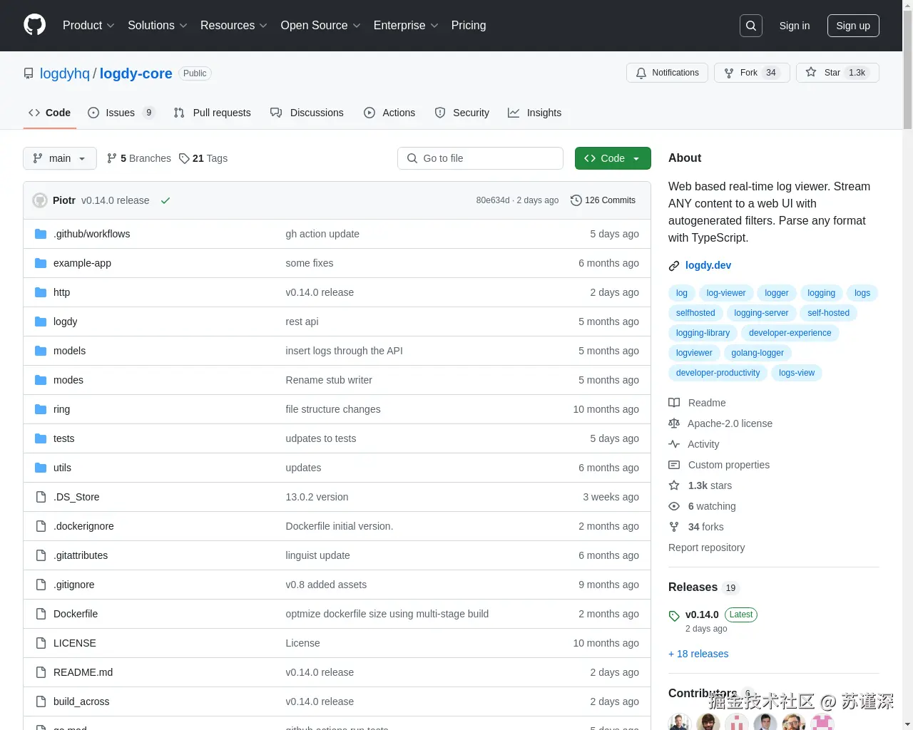 Show HN: Logdy v0.14 – 语义日志过滤功能现已上线 - 项目截图